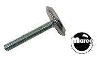 Leg leveler - 3 inch chrome