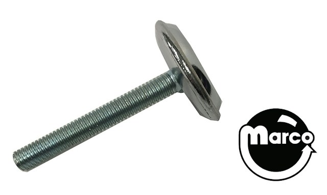 Leg leveler - 3 inch chrome