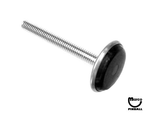 Leg leveler - 3 inch nylon black base