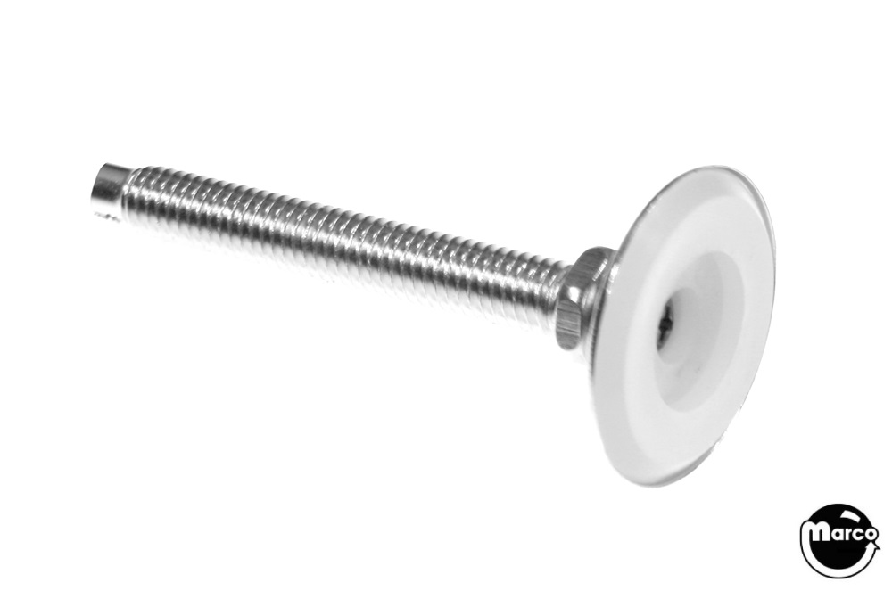 LL3NW - Leg leveler - 3 inch nylon white base - Marco Specialties