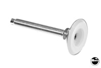 Leg leveler - 3 inch nylon white base