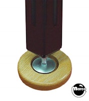 Casters - 4 piece set wood Pin Footies