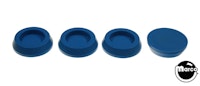 Leg leveler urethane caster - 4 piece set light blue