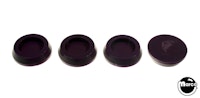 Leg leveler urethane caster - 4 piece set purple