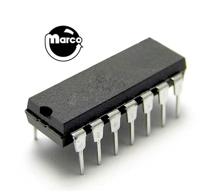 LM2901N Harris Quad Comparatore – 14 Pin DIP, Componente Elettronico Originale, Nuovo (QTY-1)