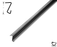 Lift Trim Chrome 3/16" Backglass 28-1/2"