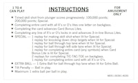 X's & O's (Bally) Score Cards (10)