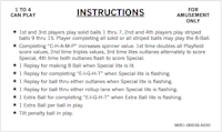EIGHT BALL CHAMP (Bally) Score Cards (8)