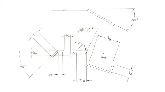 Gate switch wire arm Bally early