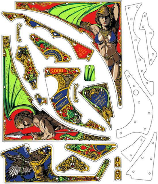 PARAGON (Bally) Plastic set