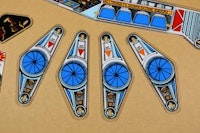 XENON (Bally) playfield plastic set