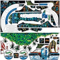 FATHOM (Bally) playfield plastic set