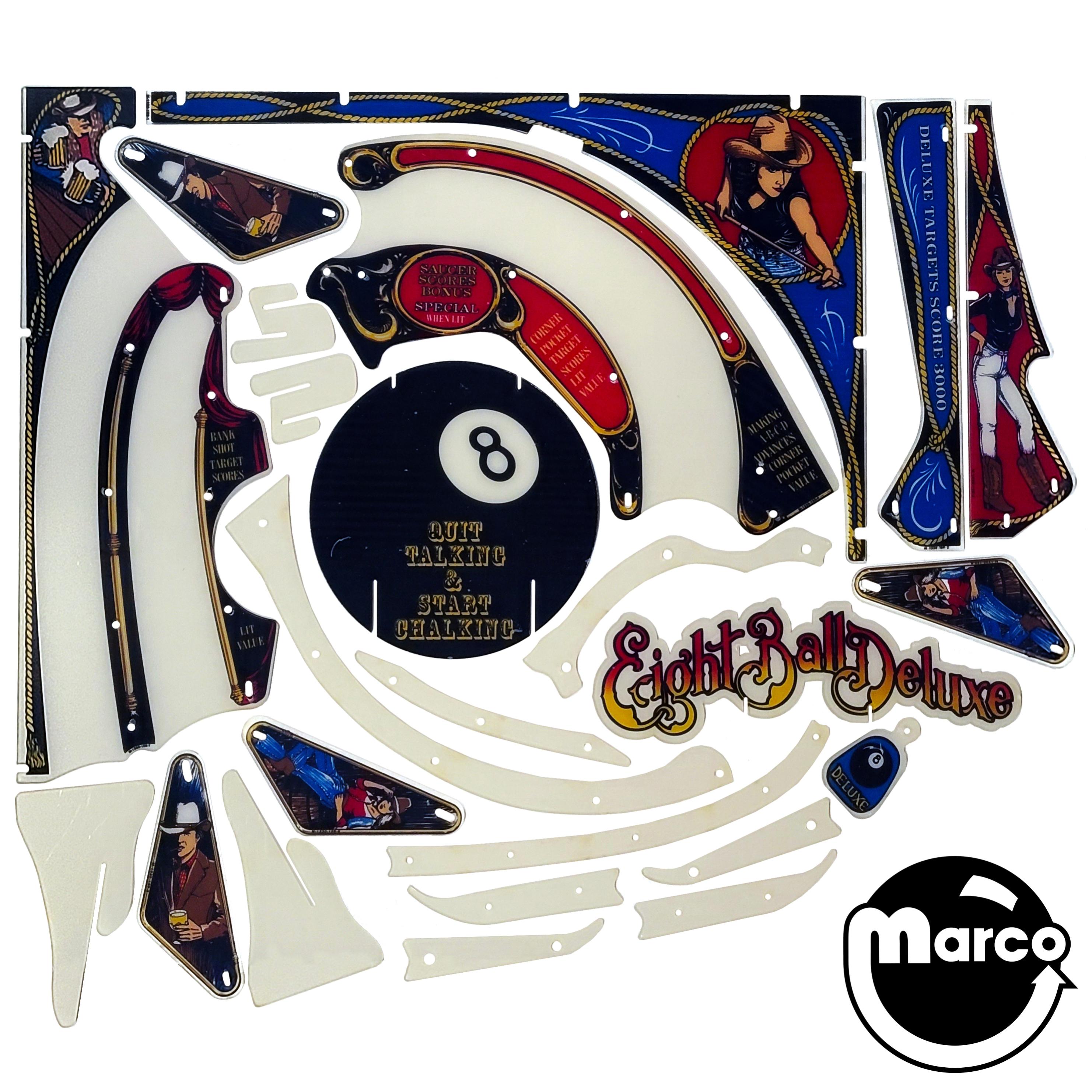 M-1330-189 - EIGHT BALL DELUXE (Bally) plastic set - Marco