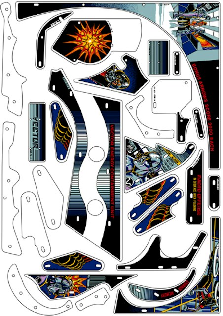 VECTOR (Bally) Plastic set