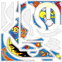 MR & MRS PAC MAN (Bally) Plastic set