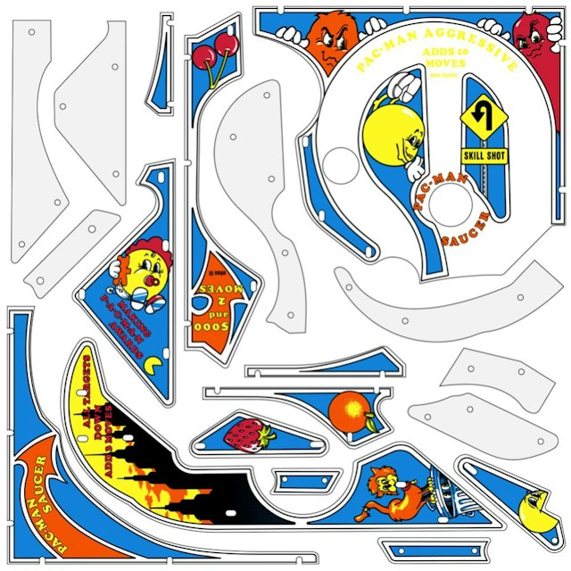 MR & MRS PAC MAN (Bally) Plastic set