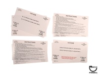 FATHOM (Bally) Score Cards (8)