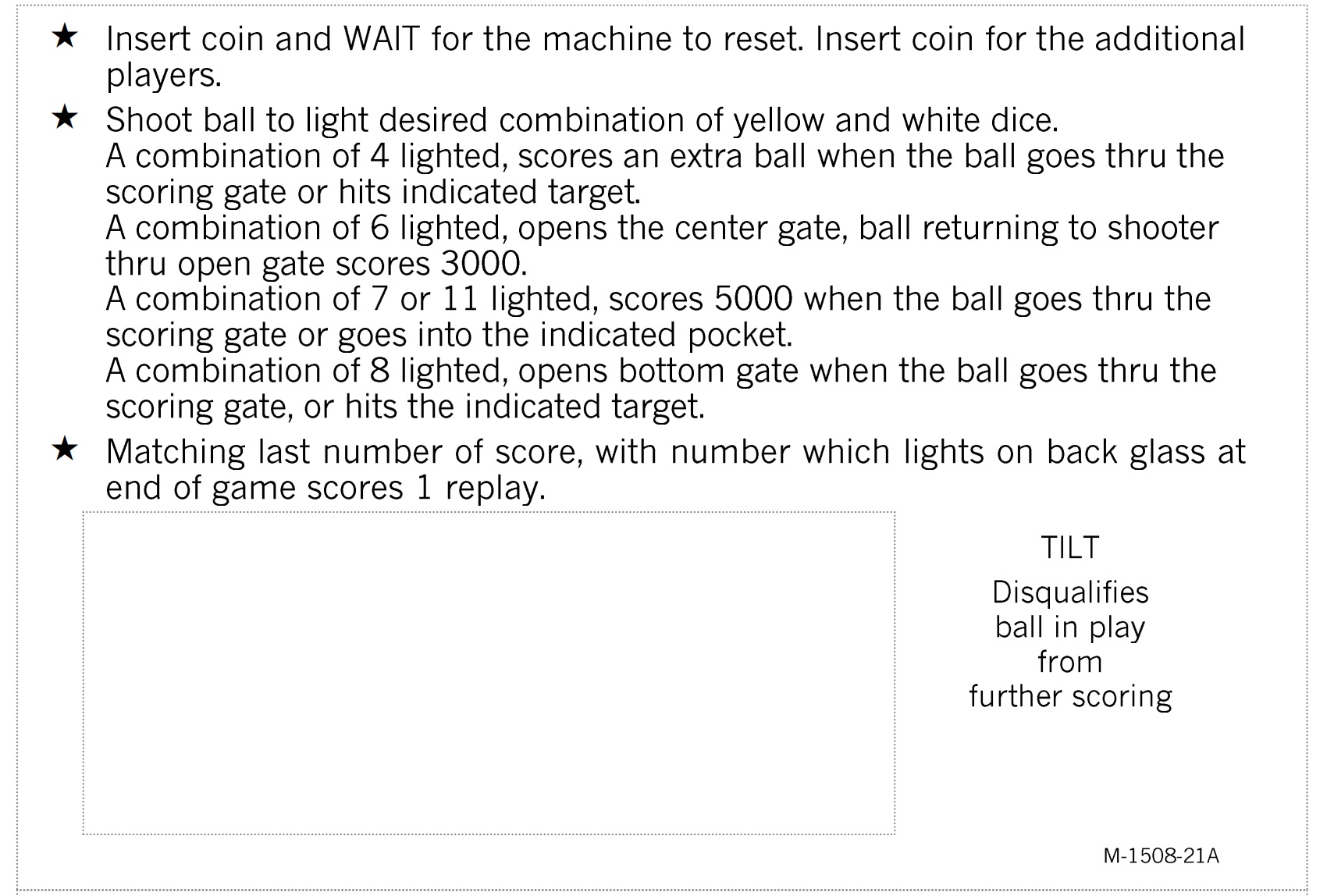 LITTLE JOE (Bally) Score Cards (2)