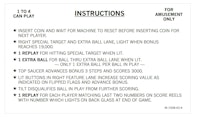 WIZARD (Bally) Score Cards