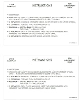 NIGHT RIDER SS (Bally) Score Cards