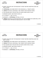 FREEDOM EM (Bally) Score cards (14)