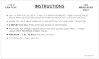 POWER PLAY (Bally) Score Card Set
