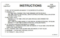 XENON (Bally) Score Card Set