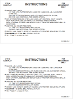 FRONTIER (Bally) Score Card Set