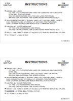 FRONTIER (Bally) Score Card Set