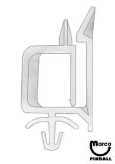 Plastic shield edge holder