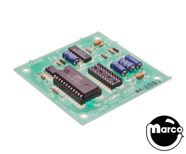 MA-1033 - Auxiliary sound board Gottlieb® System 80B A20 - Marco