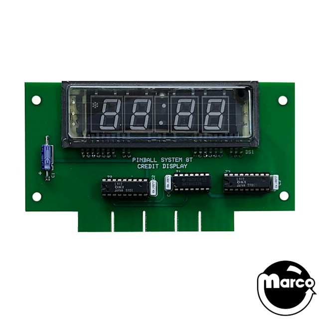 Gottlieb 4 Digit VFD - Credit Display