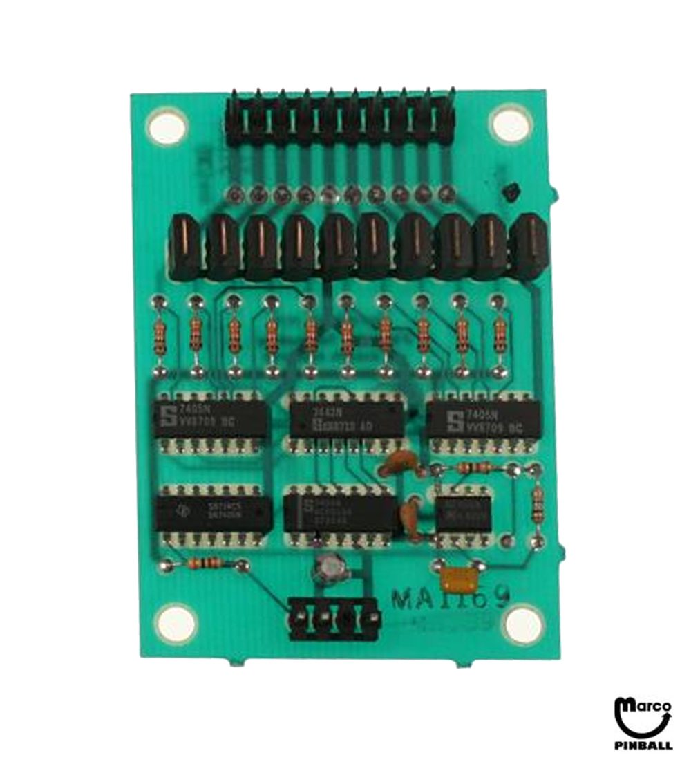 Aux lamp driver board Gottlieb® Sys 80