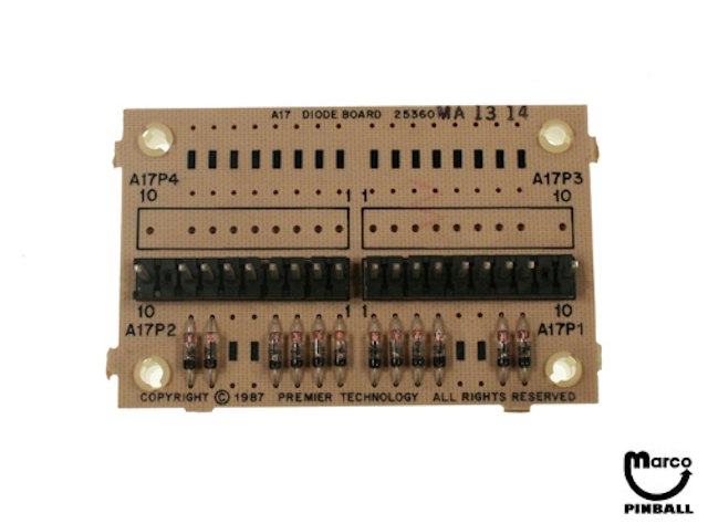 Diode board A17 Gottlieb®