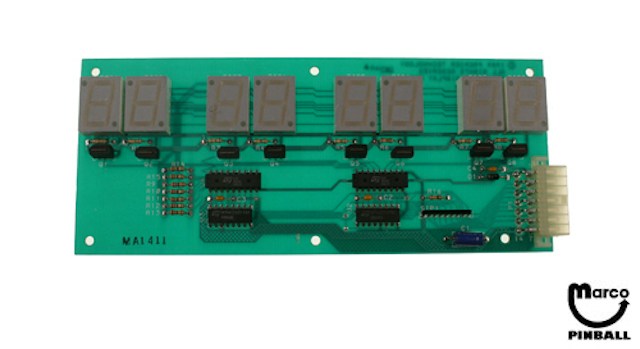 LED display board Gottlieb® A23