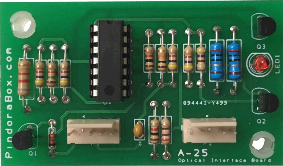 Opto interface board Gottlieb A-25