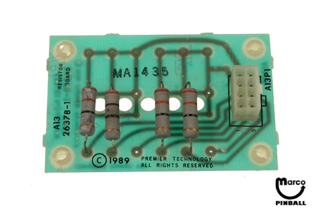 Resistor board Gottlieb