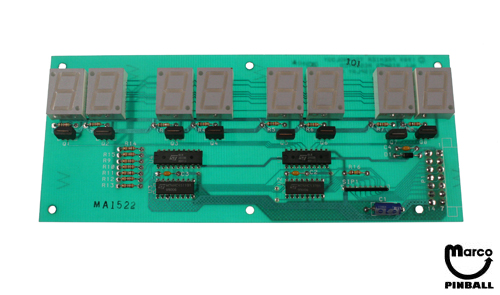 LED display board Gottlieb® A23