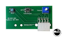 Control switch board Gottlieb A26