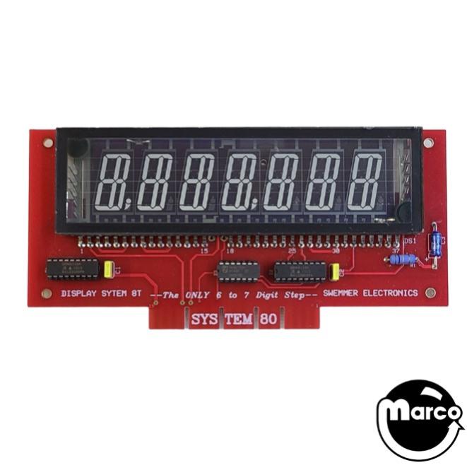 Swemmer 7 digit display for 7 digit upgrade