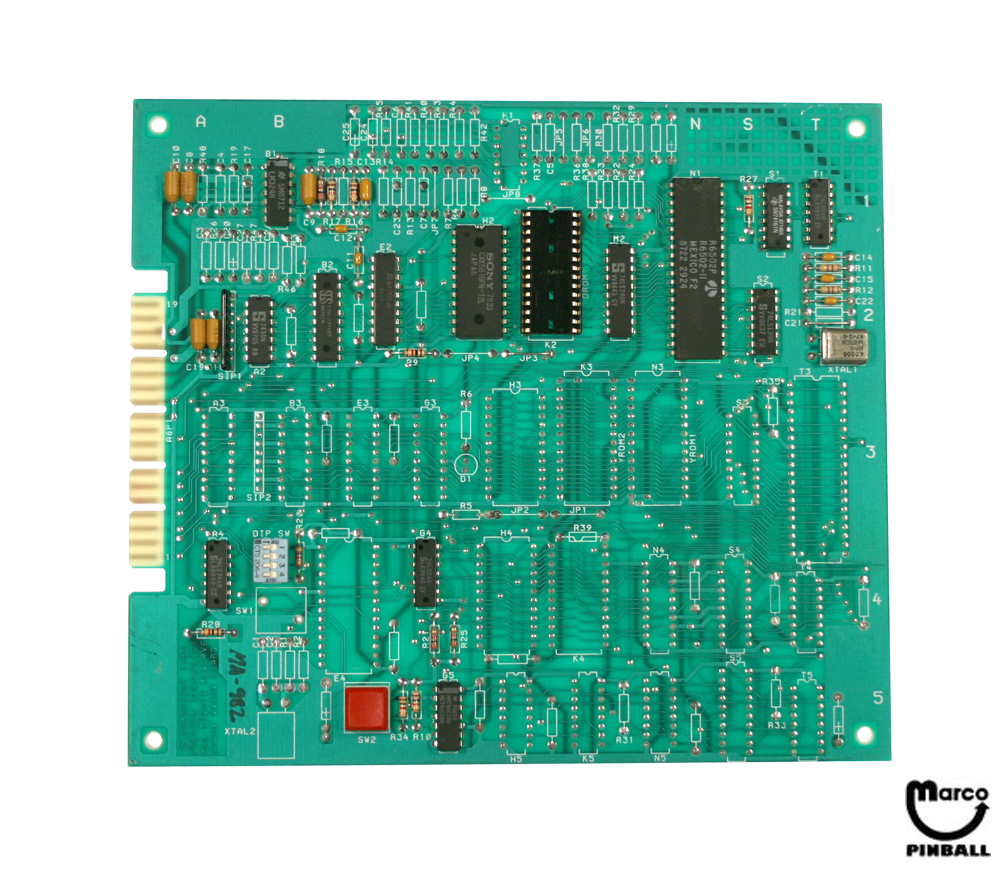 MA-982 - Sound board Gottlieb® System 80B A6 - Marco