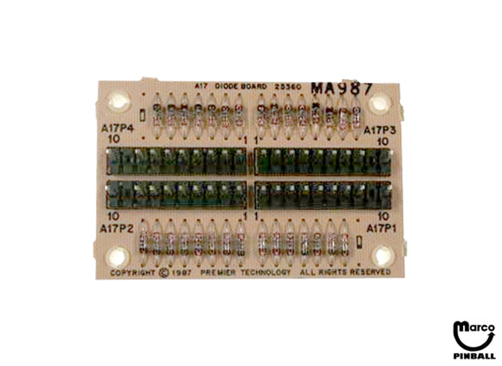 Diode board A17 Gottlieb®
