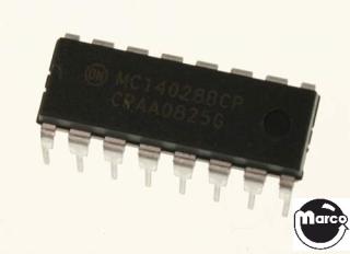 IC - 16 pin DIP decoder BCD-BIN CD4028