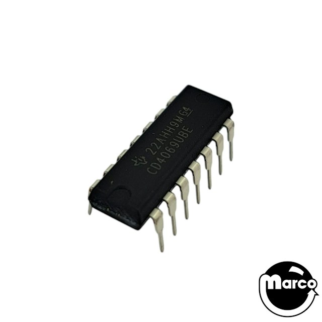 IC - 14 pin DIP Hex Inverter CD4069