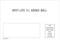 MINI ZAG (Bally) Score Cards (5)