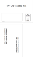 MINI ZAG (Bally) Score Cards (5)