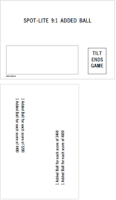 MINI ZAG (Bally) Score Cards (5)
