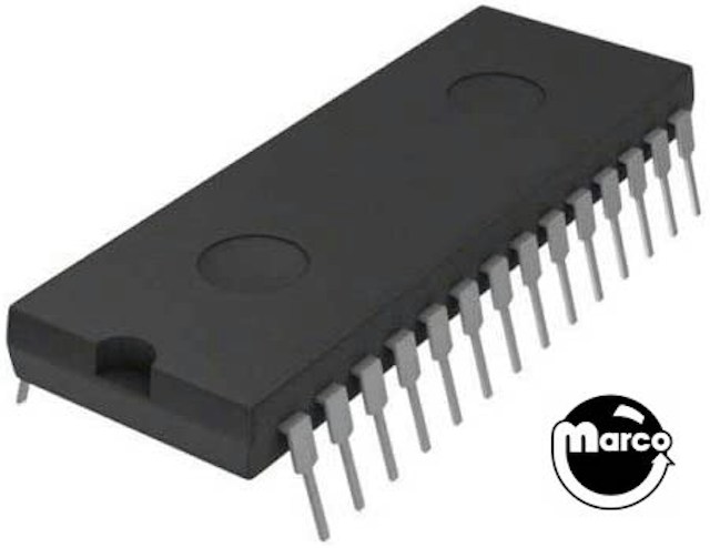 IC - 28 pin DIP 6 digit BCD display controller/driver 67-035-001
