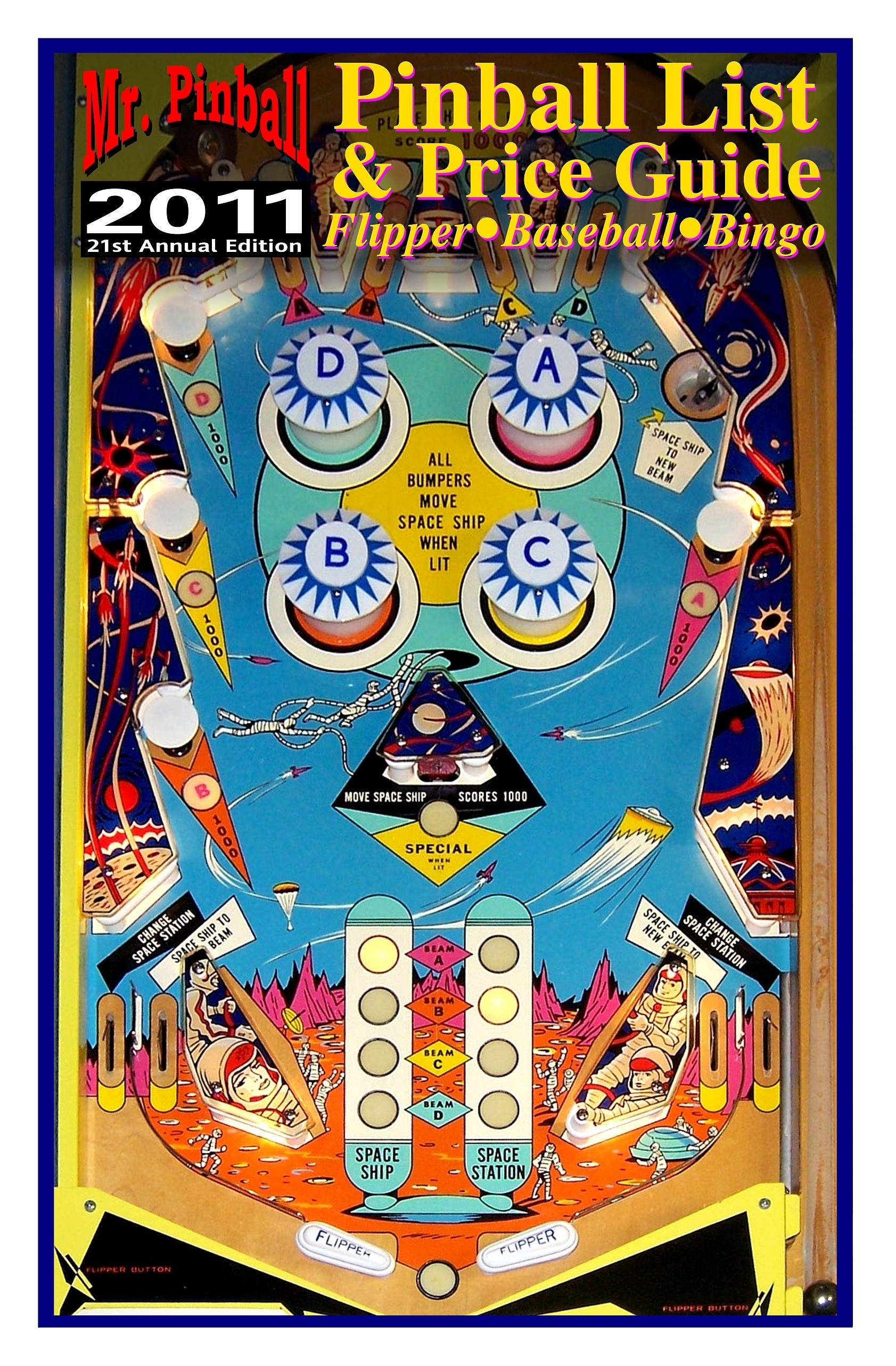 Mr Pinball Price Guide - 2011