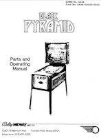 BLACK PYRAMID (Bally) manual/schematic